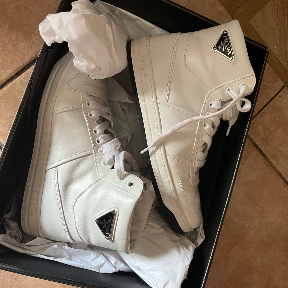 Gently used Prada high tops